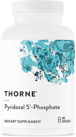 Pyridoxal 5′-Phosphate – Vitamina B6 Bioativa para Produção de Energia e Síntese de Neurotransmissores – 180 Cápsulas - THORNE