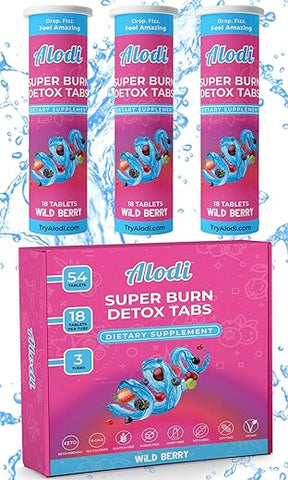 Super Fat-Burning Tablets Dissolvíveis Ingredientes Naturais, Keto Friendly, 0 Calorias, Sem Glúten - Alodi