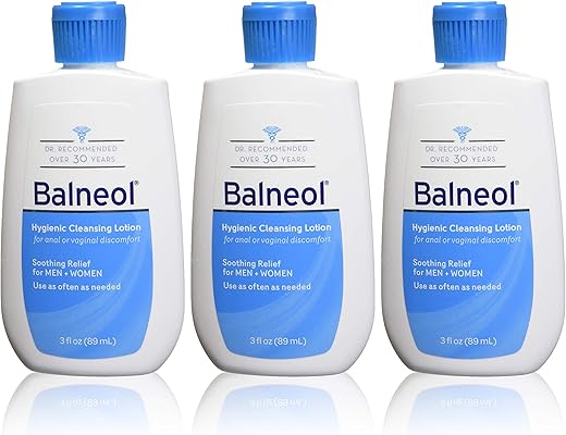Loção de Limpeza Higiênica, 90 ml (Pacote com 3)  Balneol - Balneol