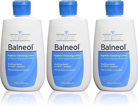 Loção de Limpeza Higiênica, 90 ml (Pacote com 3)  Balneol - Balneol