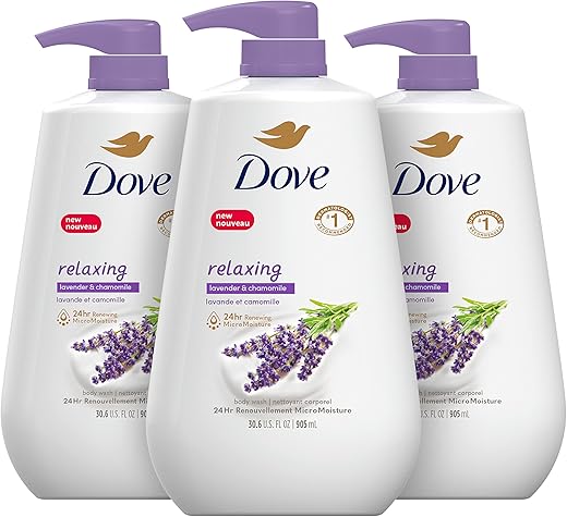 Body Wash Pump Óleo de Lavanda Relaxante 400ml - Dove
