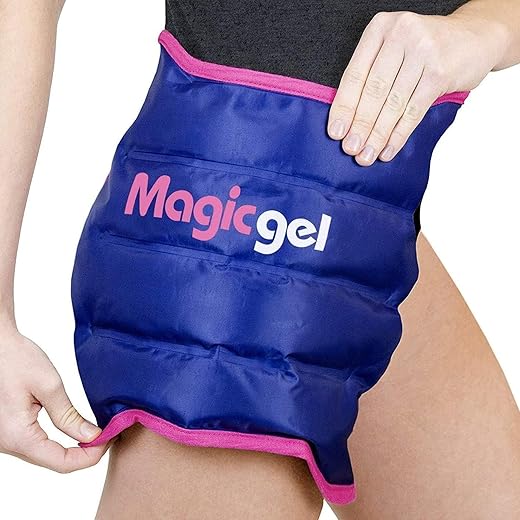 Bolsa de Gelo Reutilizável para Bursite no Quadril, Cirurgia de Substituição e Dor no Flexor do Quadril. Envoltório de Gelo para Alívio de Inflamação e Inchaço - Magic Gel