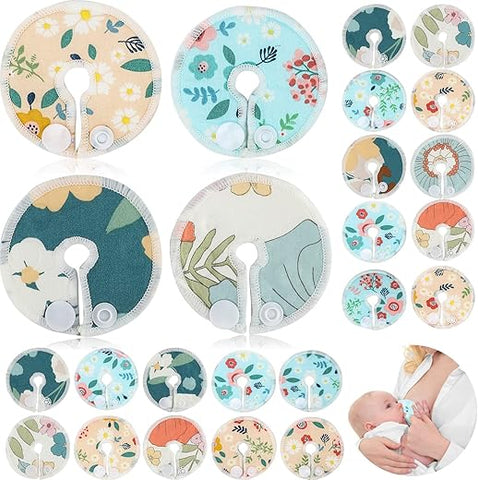 Sosation - 32 Capas de Botão para Tubo G G Tube Pad Suporte para Alimentação Almofadas de Algodão para Tubo G Suprimentos Reutilizáveis para Tubo de Alimentação Capas Macias para Cuidados de Amamentação, 4