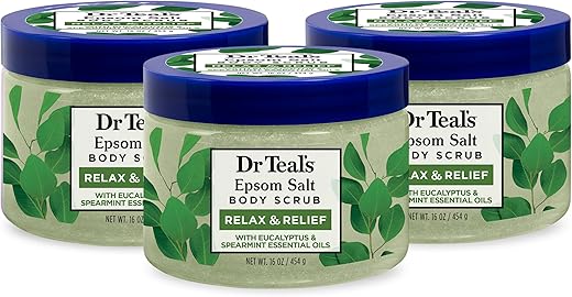 Dr Teal's - Dr Teal’s Esfoliante Corporal de Sal de Epsom Puro, Relax – 500g