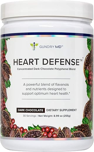 Heart Defense™ – Mistura Concentrada de Polifenóis de Chocolate Amargo, 30 Porções - Gundry MD