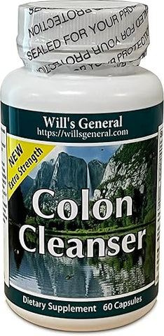 GENERAL'S - Super Colon Cleanse Special Blend! Perca Peso 100% Natural, Purifique, Rejuvenesça, Energize e Limpe! Extra Força Grau Farmacêutico Natural para Limpeza do Cólon e Intestinal