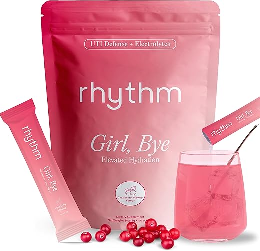rhythm - Rhythm Girl, Bye Cranberry Medley 10 Pacotes de Viagem | Alívio Rápido de ITU