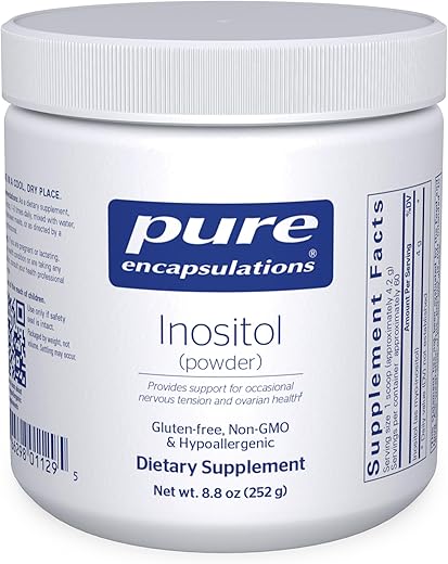 Inositol (Pó) – Suporte Energético e Sistema Nervoso | Marca Pure Encapsulations - Pure Encapsulations