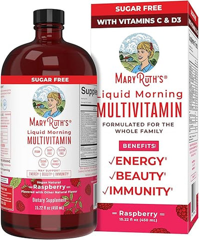 MaryRuth Organics - MaryRuth’s Multivitamina para Mulheres | Homens – Fórmula Completa para Saúde e Bem-Estar | 60 Cápsulas | Vitaminas e Minerais Essenciais | Energia e Imunidade  MaryRuth
