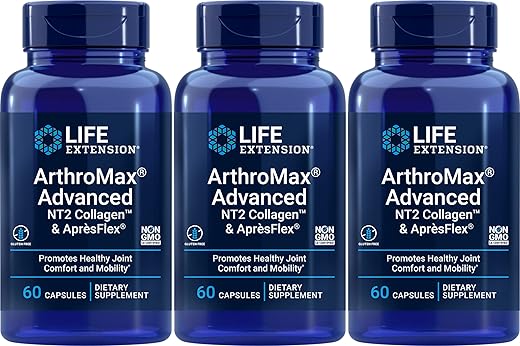 ArthroMax Advanced com Colágeno NT2 – Fórmula Avançada para Saúde das Articulações - Life Extension