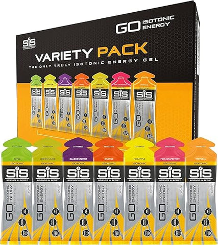Gel Energético Science in Sport 60 ml – Pack 7 Sabores Variados  Produto
