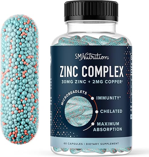 SMNutrition - Suplemento de Zinco Microbeadlets para Imunidade – Marca em Destaque