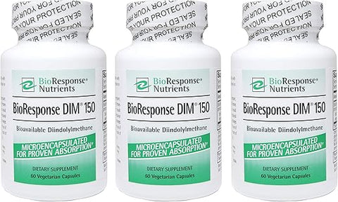 Bioresponse DIM 150. 60 Vcs. (3 Pack) - 60 Cápsulas  – Aumente sua Visibilidade nos Motores de Busca