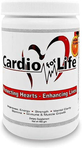 Health Guardian - Cardio for Life – Pó de L-Arginina 454g – Suplemento Natural de Óxido Nítrico para Aumentar a Energia Cardiovascular