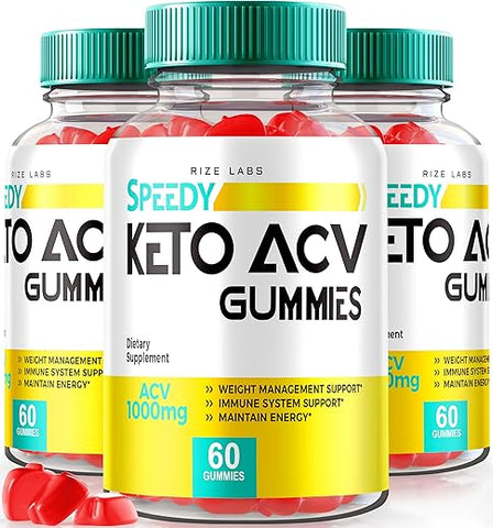 rize labs - (3 Pacotes) Gomas Speedy Keto ACV, Gomas Speedy Extreme Keto Plus ACV para Perda de Peso Avançada, Suplemento Premium de Vinagre de Maçã Keto 2000mg, Avaliações Oficiais de Saúde ACV