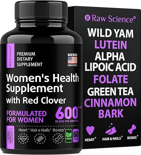 S RAW SCIENCE - Multivitamínico Feminino – Energia | Marca: Women’s | 60 cápsulas | 100% natural