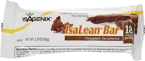 Isagenix - Barras de Chocolate Decadence ISAGENIX 10 unidades, 65g por barra