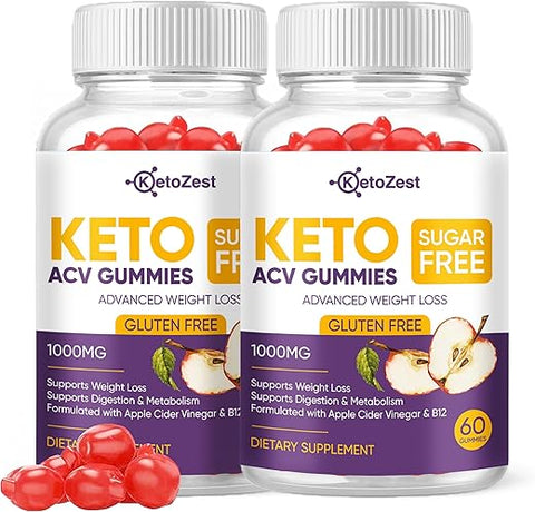 KetoZest - Keto Acv Gummies: Perca Peso Avançado com Saborosos Gummies de Maçã e Vinagre de Maçã