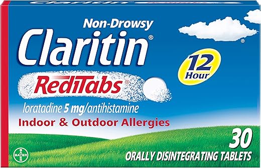 RediTabs Indoor Não Sonolento – Alívio Rápido – 24 Comprimidos - Claritin