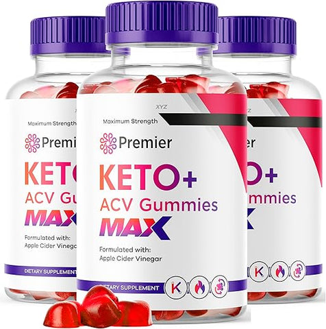 3 Pacote) Gomas Premier Keto MAX – Gomas PremierKeto ACV, Gomas Premier ACV Keto MAX, Gomas Premier Vinagre de Maçã Keto MAX, 180 Gomas para 90 Dias - Montty