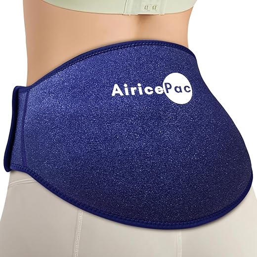 AiricePac - Gel Reutilizável para Alívio da Dor nas Costas, 2 Unidades – Terapia de Compressa Fria para Lesões Lombar, Nervo Ciático, Disco Herniado ou Degenerativo, Cóccix
