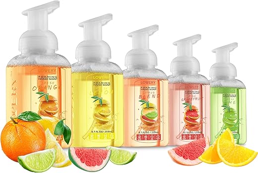 LOVERY - Sabonete Líquido para as Mãos – Kit com 5 – Sabonete Hidratante com Aloe Vera