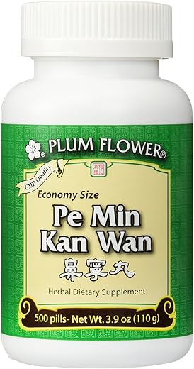 Pe Min Kan Wan Tamanho Econômico, 500 comprimidos, Plum Flower – Compre Agora!