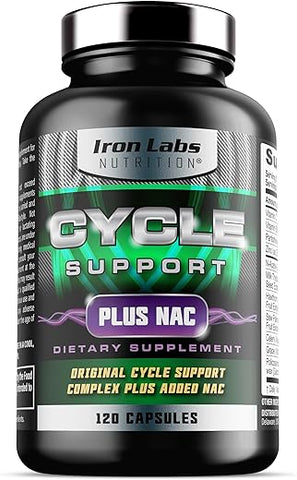 Suporte para Ciclo Plus NAC – Suplemento para Suporte Renal e Hepático – Suplementos de Suporte para Homens – N Acetil L Cisteína e Leite - Iron Labs Nutrition
