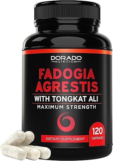 DORADO NUTRITION - Fadogia Agrestis e Tongkat Ali – Suplemento de Desempenho (120 Cápsulas) – [Força Máxima] – Força, Impulso, Desempenho Atlético