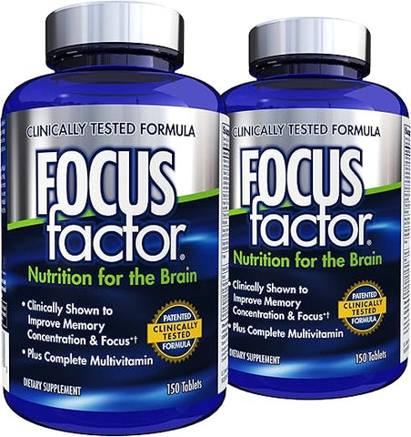 Nutrição para o Cérebro, Memória Melhorada - Focus Factor