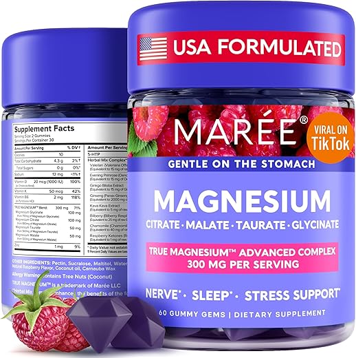 Gummies de Magnésio para Calma – 60 gummies - MAREE