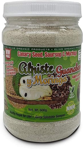 Amazing Natural - Alpiste Guanabana Moringa 600g – Benefícios e Sabor em uma Embalagem Prática