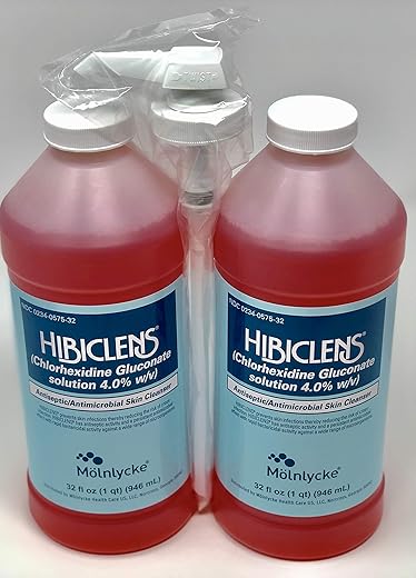 Sabonete Líquido Antimicrobiano para Pele, 32 fl oz (2 unidades) com Bomba  Hibiclens - Hibiclens