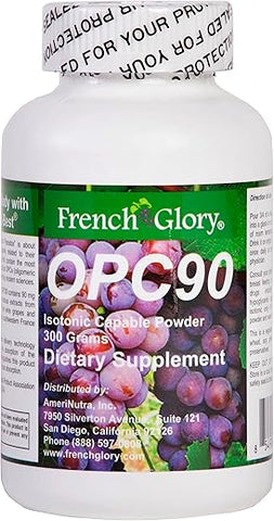 FrenchGlory - OPC90: Antioxidante Isotônico OPC 3 Meses – 90 Cápsulas