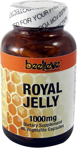 Cápsulas de Geleia Real Beelieve, 1000 mg, 90 Unidades – Real Beelieve Geleia Real Veg, 90 Cápsulas 1000 mg