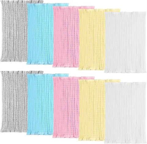 Cutecrop - 10 Pcs Faixa de Umbigo de Algodão para Botão Gtube de Bebê – Dupla Camada para Hérnias Umbilicais – Cinto Faixa de Barriga para Meninos e Meninas