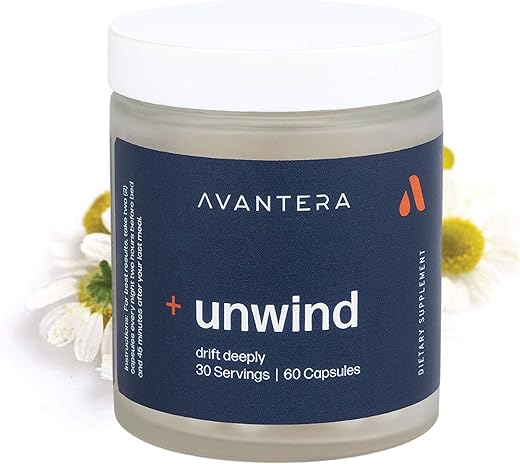 Premium Nootropic Unwind | Suporte para Níveis Saudáveis de Estresse | Marca Avantera - Avantera