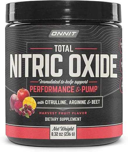 Total Nitric Oxide – Pó Pré-Treino Sem Cafeína com Raiz de Beterraba e L-Arginina | 100g - ONNIT