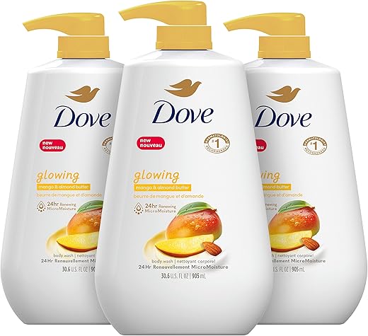 Body Wash Pump Glowing Mango – Hidratante Corporal 400ml - Dove