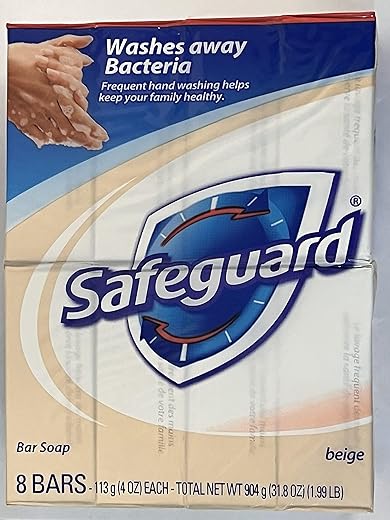 Sabonete em Barra Antibacteriano Safeguard, 4 oz (113g), 8 unidades (Pack com 4)