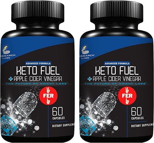 Research Labs - Pesquisa Labs 2 em 1 Pílulas Ad Keto Diet Detox Cleanse – Marca de Produto