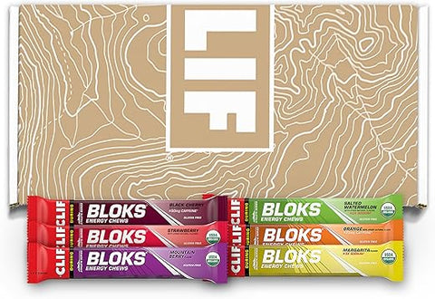 Clif Bloks - CLIF BLOKS – Energia em Gomas – Kit Sortido – Sem OGM – Baseado em Plantas – Combustível Rápido para Ciclismo e Corrida – Carboidratos e Eletrólitos Rápidos – Pacotes de 60g (12 Unidades)