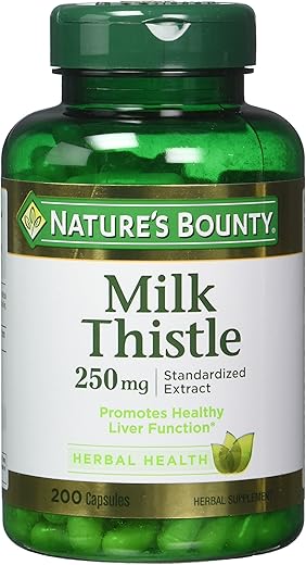 Nature's Bounty - Nature’s Bounty Cardo Leiteiro 200 Cápsulas, Embalagem com 2