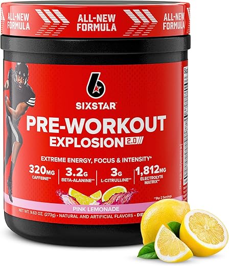 Pré-Treino em Pó para Homens – Energia Explosiva e Desempenho Máximo - Six Star