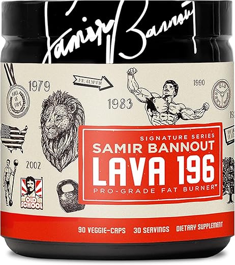 Old School Labs - Lava 196 – Queimador Avançado de Gordura em 3 Estágios para Homens | 196 g