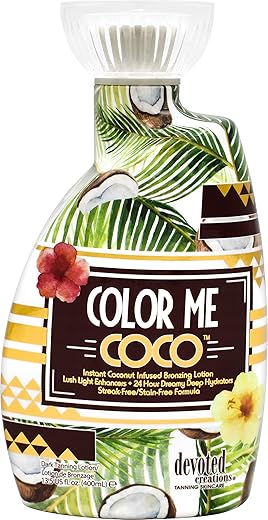 Bronzeador Devoted Creations Color Me Coco 13.5 oz – Loção Autobronzeadora