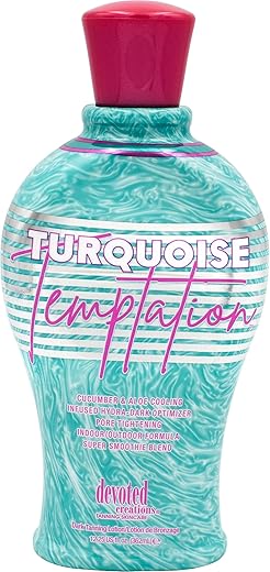 Turquoise Temptation Loção Bronzeadora Indoor e Outdoor 360ml - Devoted Creations