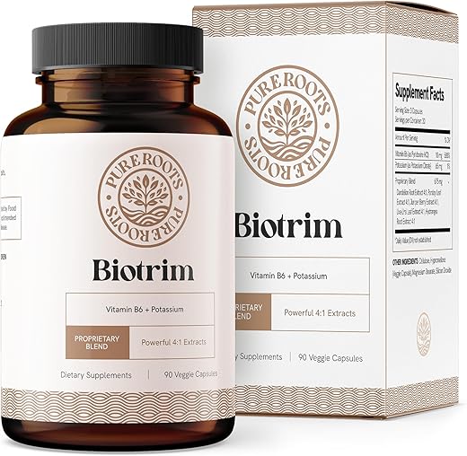 PureRoots - Pílulas de Água sem Cafeína para Pernas e Pés Inchados – Contém os Melhores Diuréticos Naturais para Retenção de Água nas Pernas e Pés – Biotrim Ajuda a Reduzir o Inchaço nos Pés e Pernas