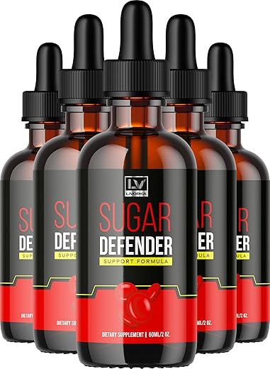 LIVORKA - Sugar Defender – Gota Líquida Avançada, 5 Frascos para 150 Dias
