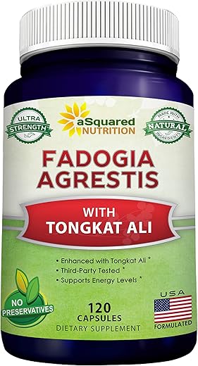 Fadogia Agrestis 1000mg – Potente Suplemento Natural para Aumentar a Performance Masculina - aSquared Nutrition